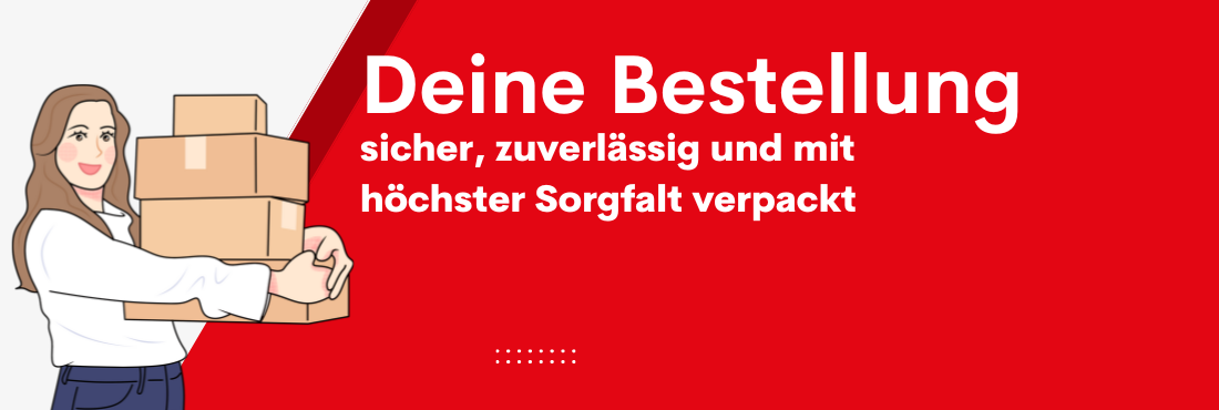 Wir verpacken Deine Sendung mit höchster Sorgfalt