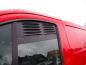 Preview: Lüftungsgitter Frischlüfter Ford Transit Custom Tourneo / Nugget ab BJ 2012 Fahrerhaus EXCLUSIV - Lüftungsgitter Fahrerseite vorne verbaut in rotem Fahrzeug
