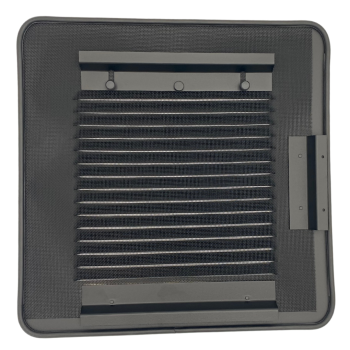 Lüftungsgitter VW Bus T5 / T6 / T6.1 Schiebefenster Kiravan / Carbest / Nordvan / SCA links - Fahrerseite