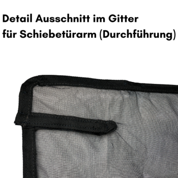 Preview: Detailaufnahme Insektenschutzgitter/Reißverschluss