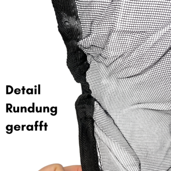 Detailaufnahme Insektenschutzgitter/Reißverschluss