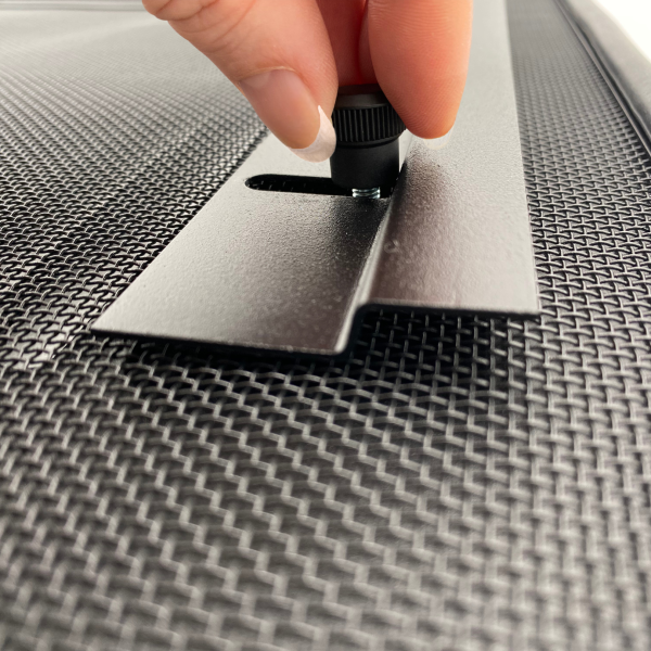 Rändelknopf Rändelschraube M5 Gewinde (Ersatzschrauben Lüftungsgitter)