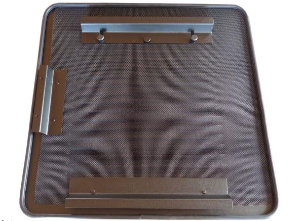 Lüftungsgitter VW Bus T5 / T6 / T6.1 Schiebefenster Kiravan / Carbest / Nordvan / SCA links - Fahrerseite - Lüftungsgitter Ansicht Rückseite