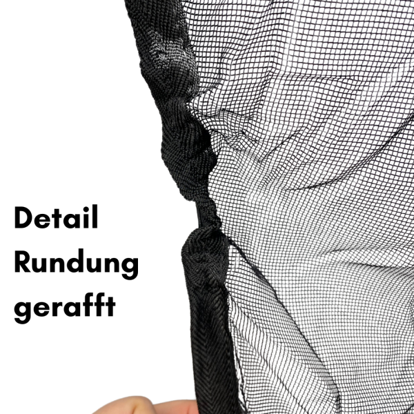 Detailaufnahme Insektenschutzgitter/Reißverschluss