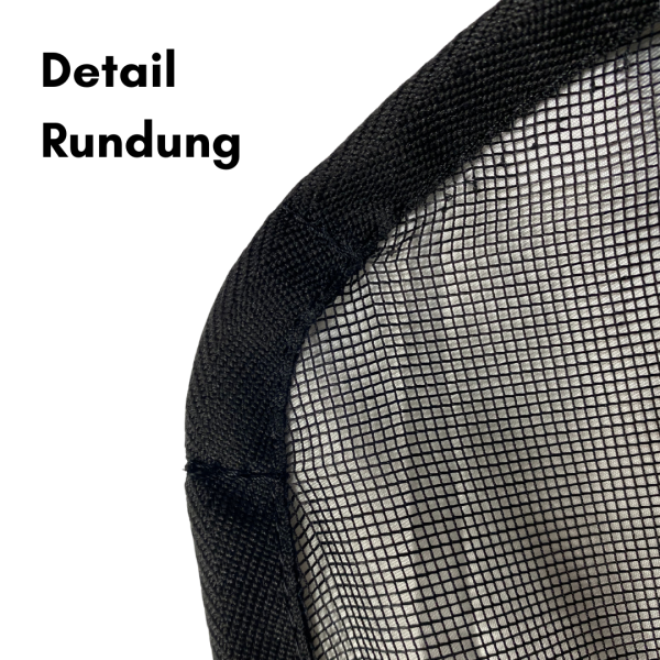 Detailaufnahme Einfassband bei Rundung